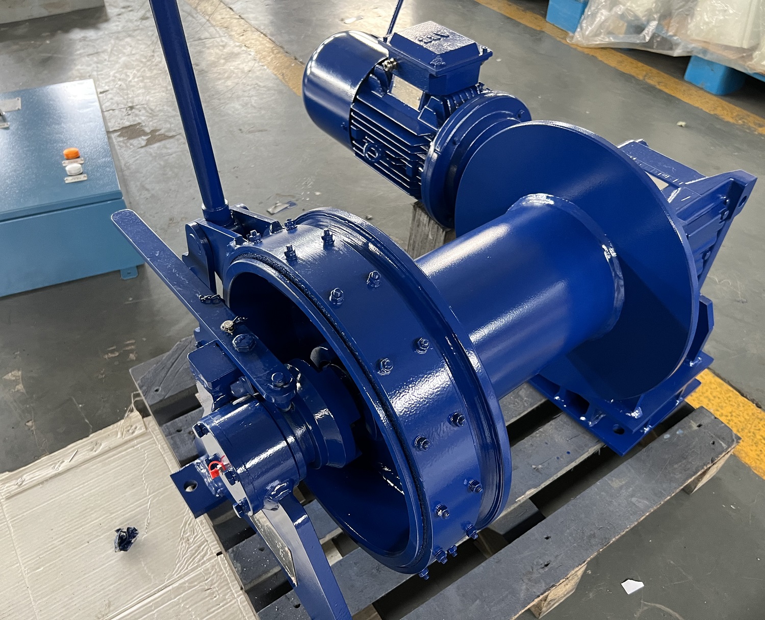 Marine 20kn Deck Machinery Electric/Hydraulic Aluminum Alloy Anchor Winch Windlass